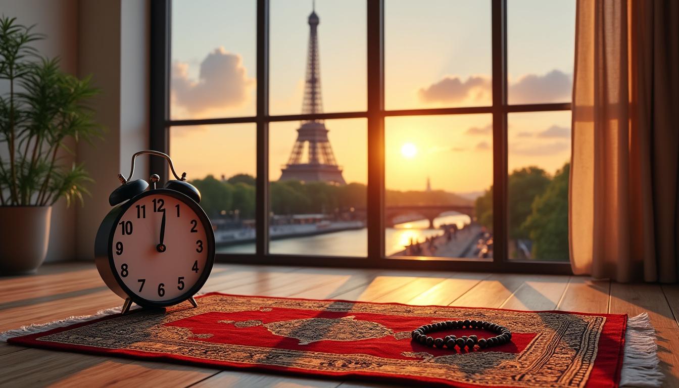 découvrez le guide complet des horaires de prière à paris pour 2026, avec les heures précises pour chaque journée afin de faciliter votre pratique religieuse.