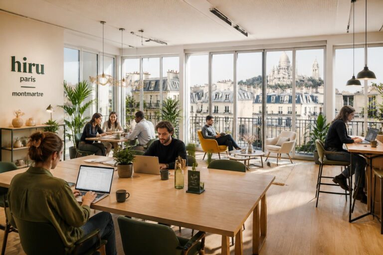 découvrez hiru paris montmartre, un espace de coworking unique au cœur de la capitale, alliant convivialité, créativité et confort pour booster votre productivité.