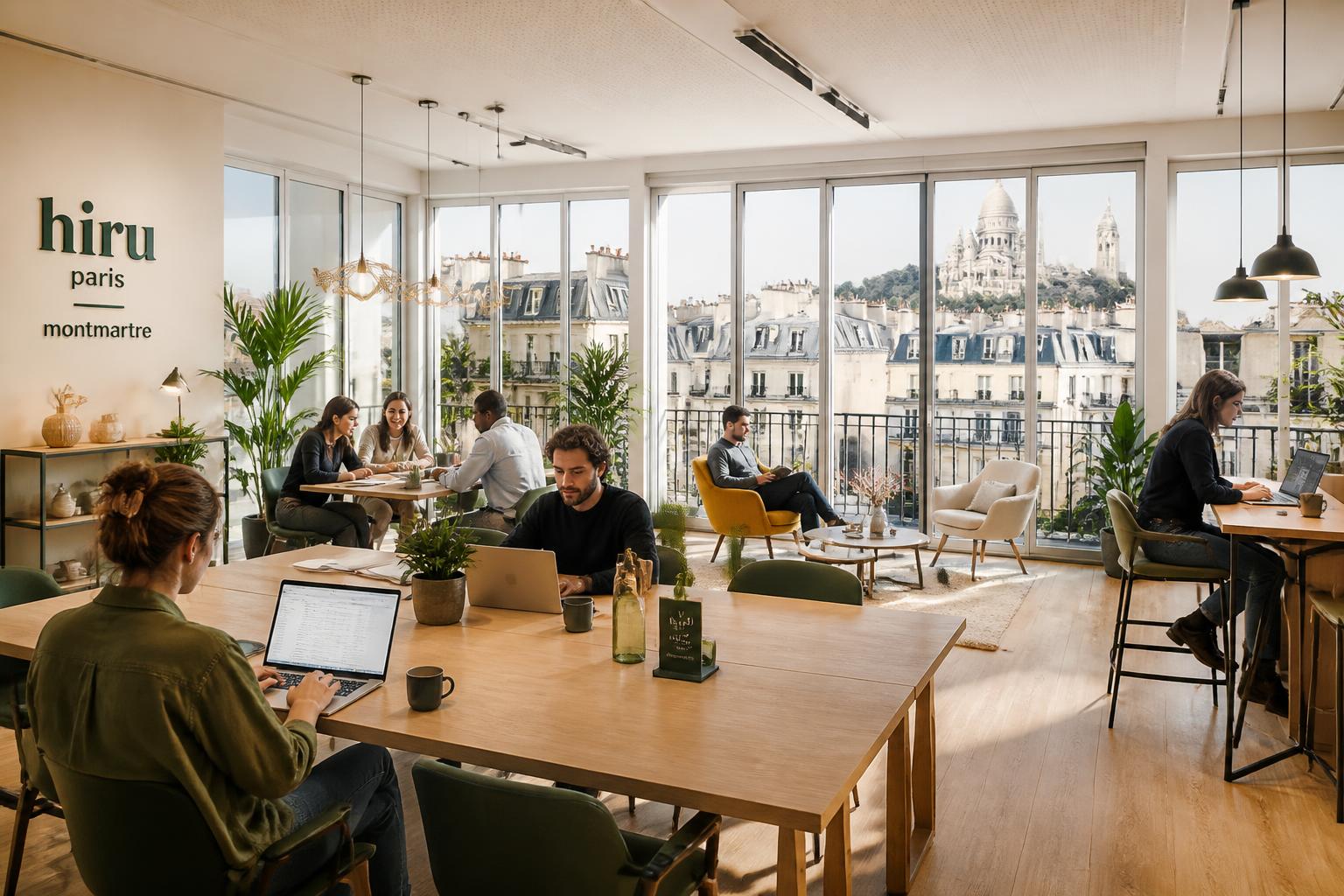 découvrez hiru paris montmartre, un espace de coworking unique au cœur de la capitale, alliant convivialité, créativité et confort pour booster votre productivité.