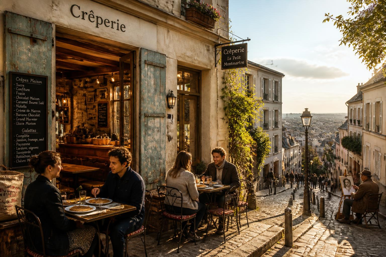 découvrez la meilleure crêperie à montmartre et savourez des crêpes authentiques dans un cadre convivial, pour une expérience culinaire inoubliable au cœur de paris.