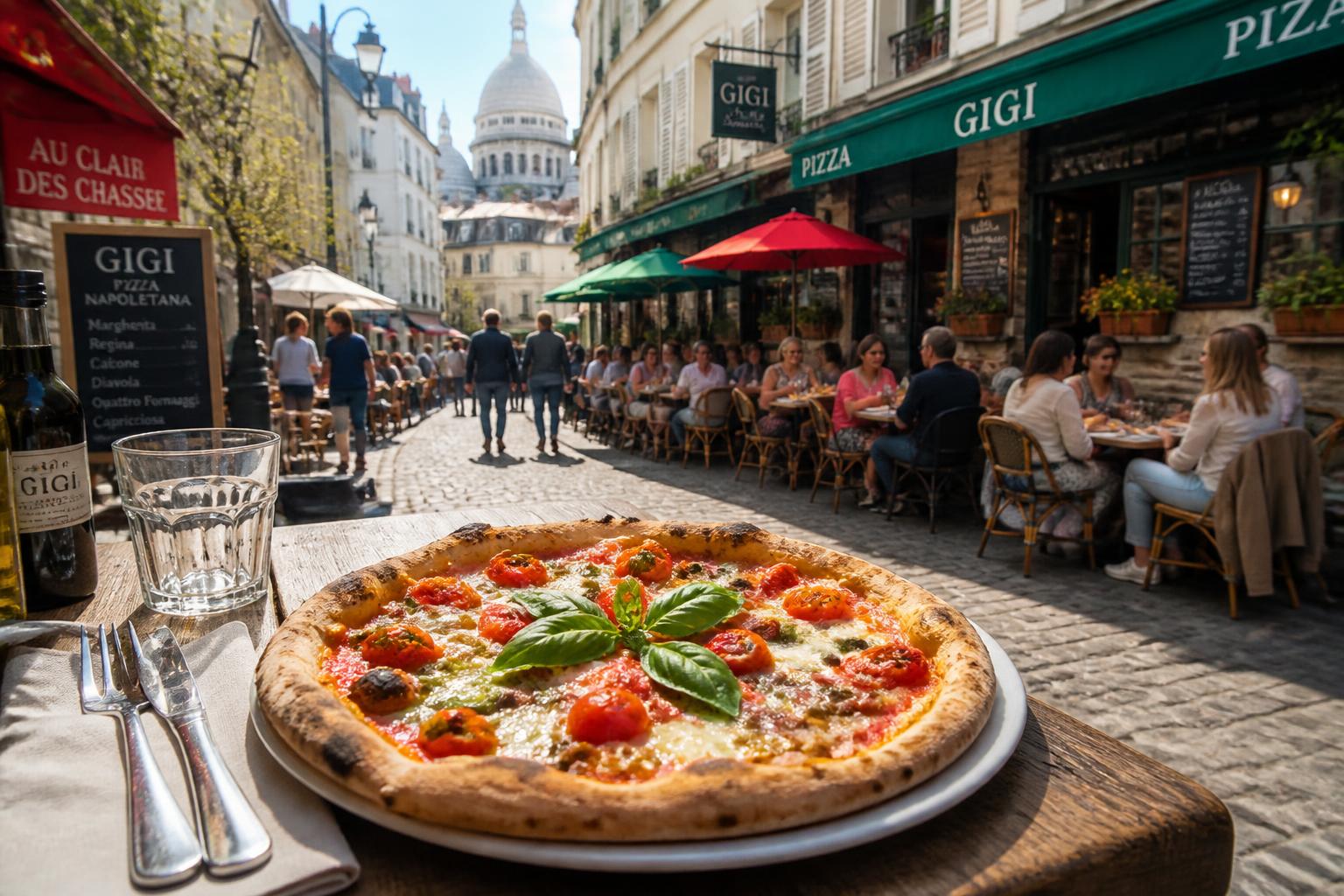 savourez la pizza gigi à montmartre, un incontournable pour les amateurs de saveurs authentiques et généreuses, au cœur de paris.