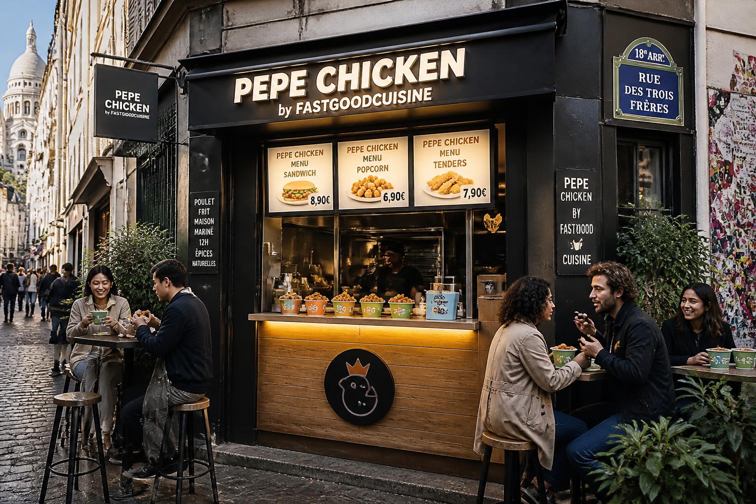 découvrez pepe chicken by fastgoodcuisine à montmartre, votre destination pour un poulet rapide, savoureux et de qualité. profitez d'une expérience gourmande au cœur de paris.