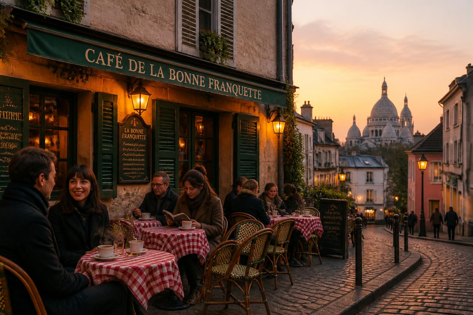 plongez dans l'ambiance unique et chaleureuse du café montmartre, un lieu où l'authenticité et le charme parisien se rencontrent pour une expérience inoubliable.