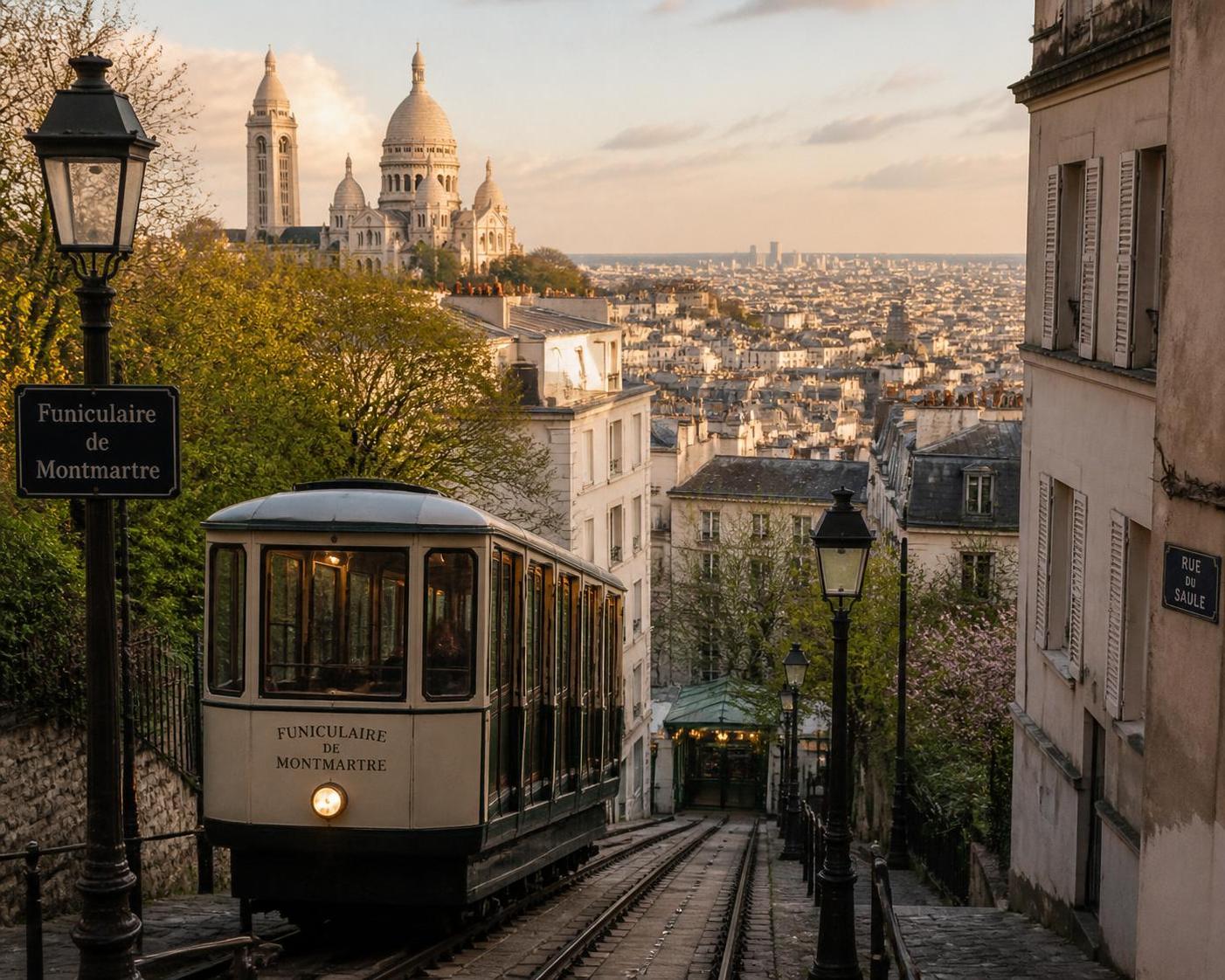 explorez le funiculaire de montmartre, un voyage pittoresque qui vous transporte au cœur de paris, entre charme historique et vues panoramiques inoubliables.