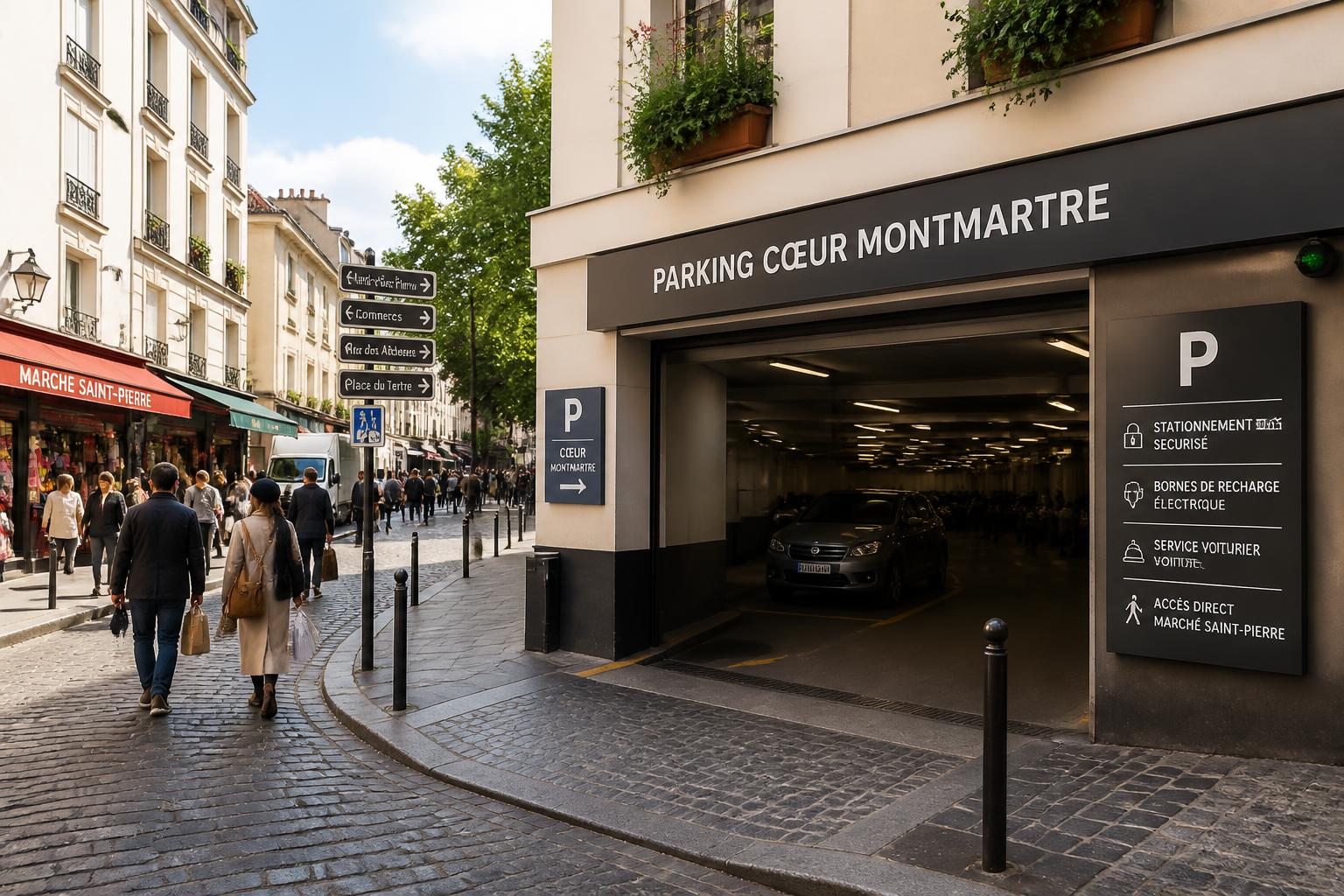 découvrez tout ce qu'il faut savoir sur le parking cœur montmartre marché st-pierre : emplacement, tarifs, services pratiques et conseils pour un stationnement facile et sécurisé.