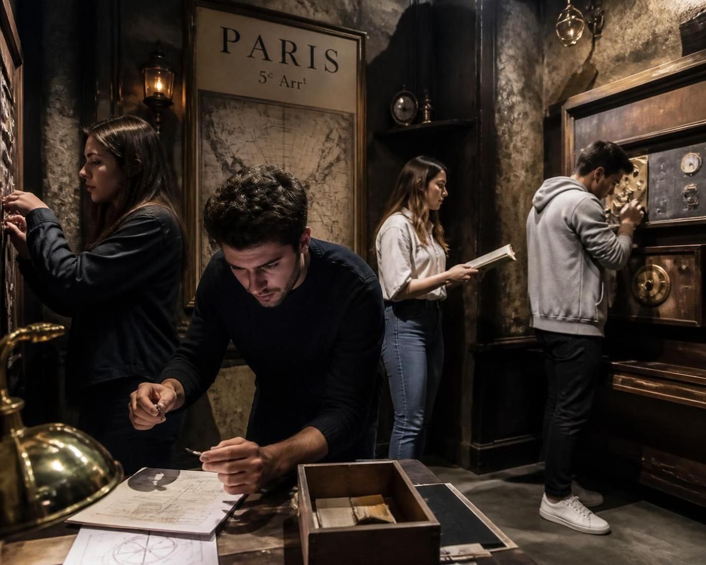 découvrez les meilleures expériences d'escape room à paris en 2026 : plongez dans des aventures immersives uniques alliant énigmes captivantes et décors époustouflants pour toute la famille.