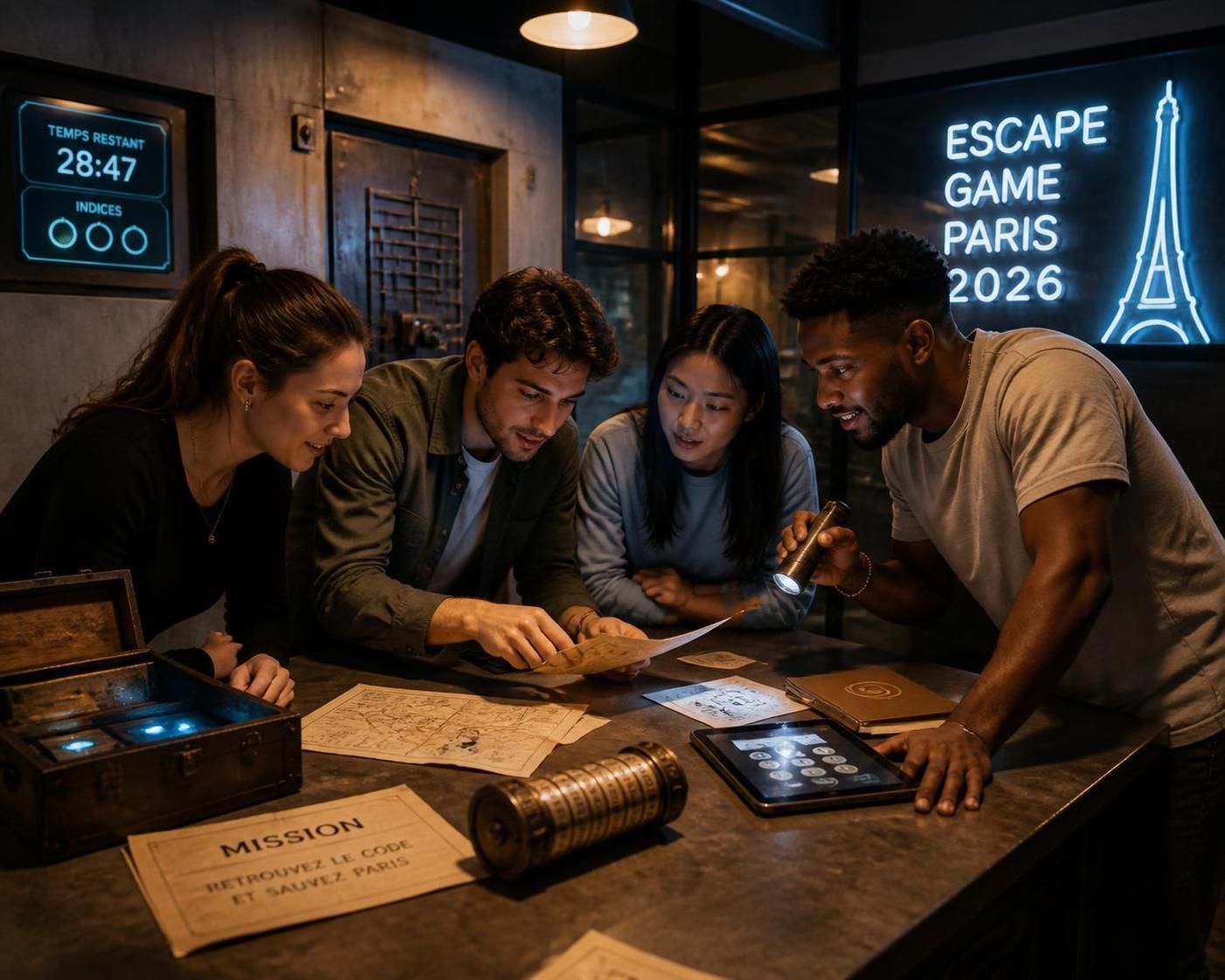 découvrez les meilleurs escapes games à paris en 2026 et vivez une aventure immersive unique. évadez-vous en famille ou entre amis grâce à des énigmes captivantes et des scénarios passionnants.