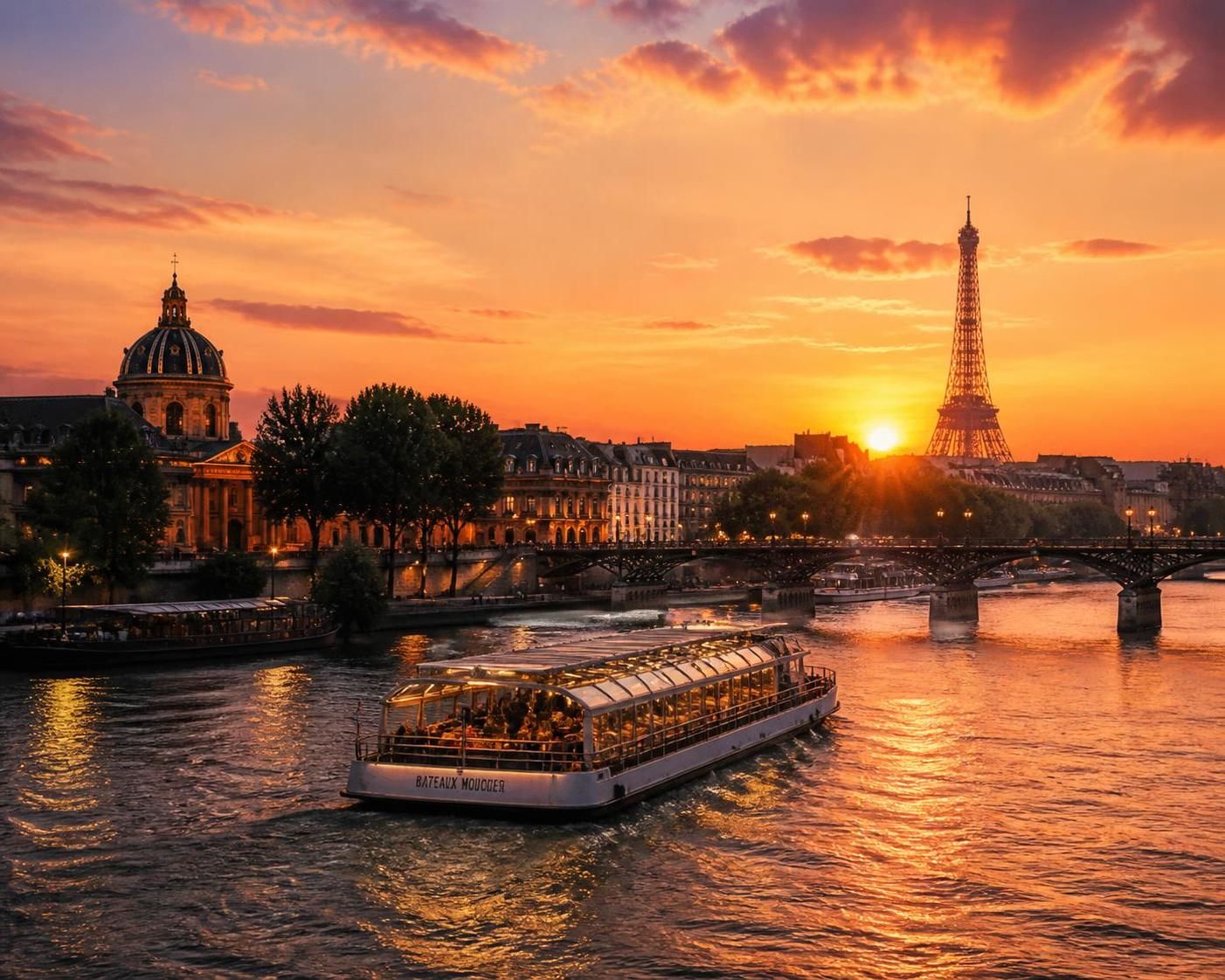 vivez une expérience inoubliable à paris en naviguant sur la seine à bord d'un bateau mouche et découvrez les plus beaux monuments emblématiques de la ville lumière.