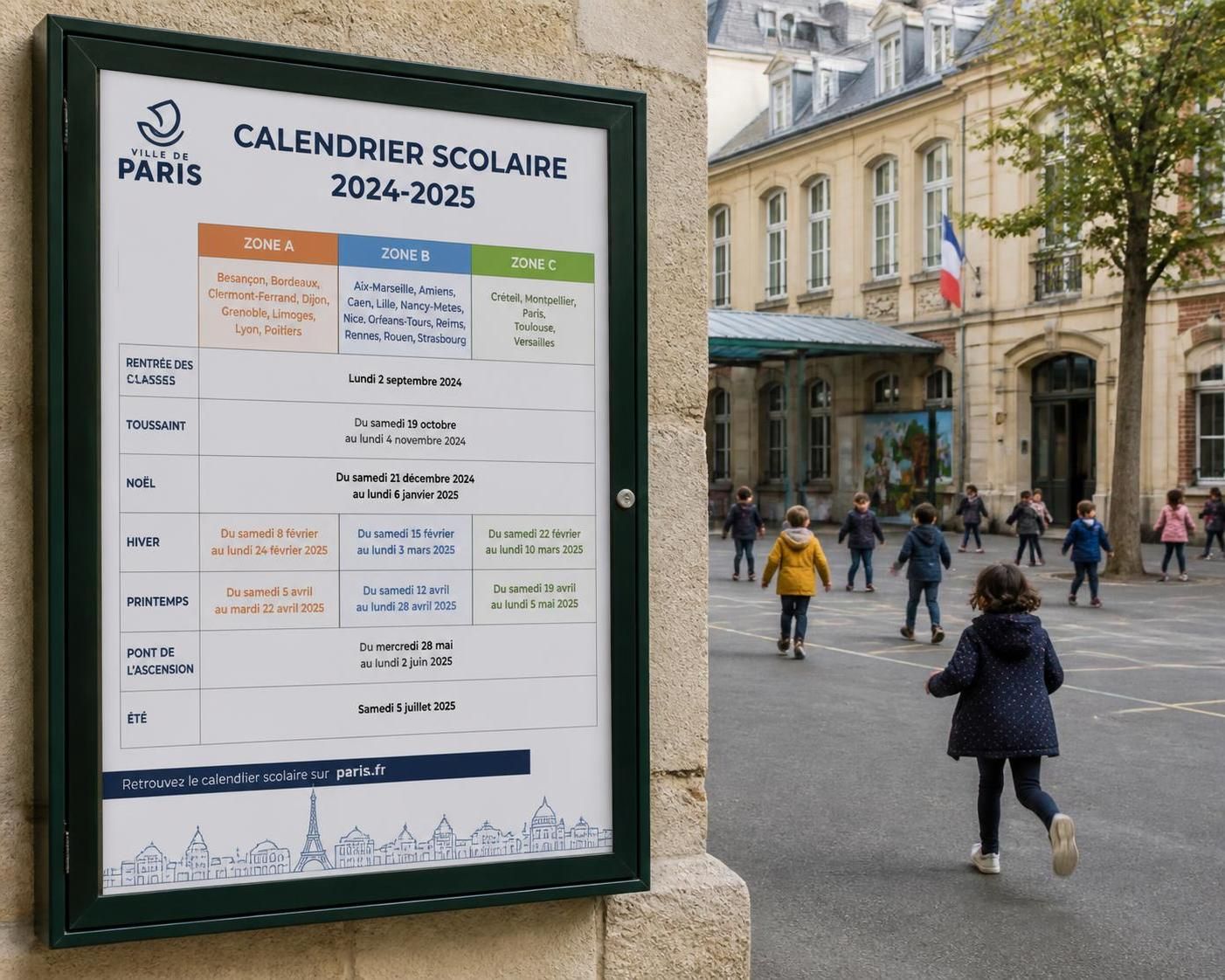 découvrez le calendrier complet des vacances scolaires à paris en 2023 pour organiser au mieux votre année et vos déplacements.